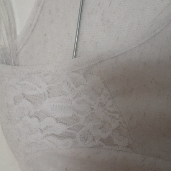 Style & Co Linen Lace Studs " Wish" Top Sz XL - Picture 4 of 8